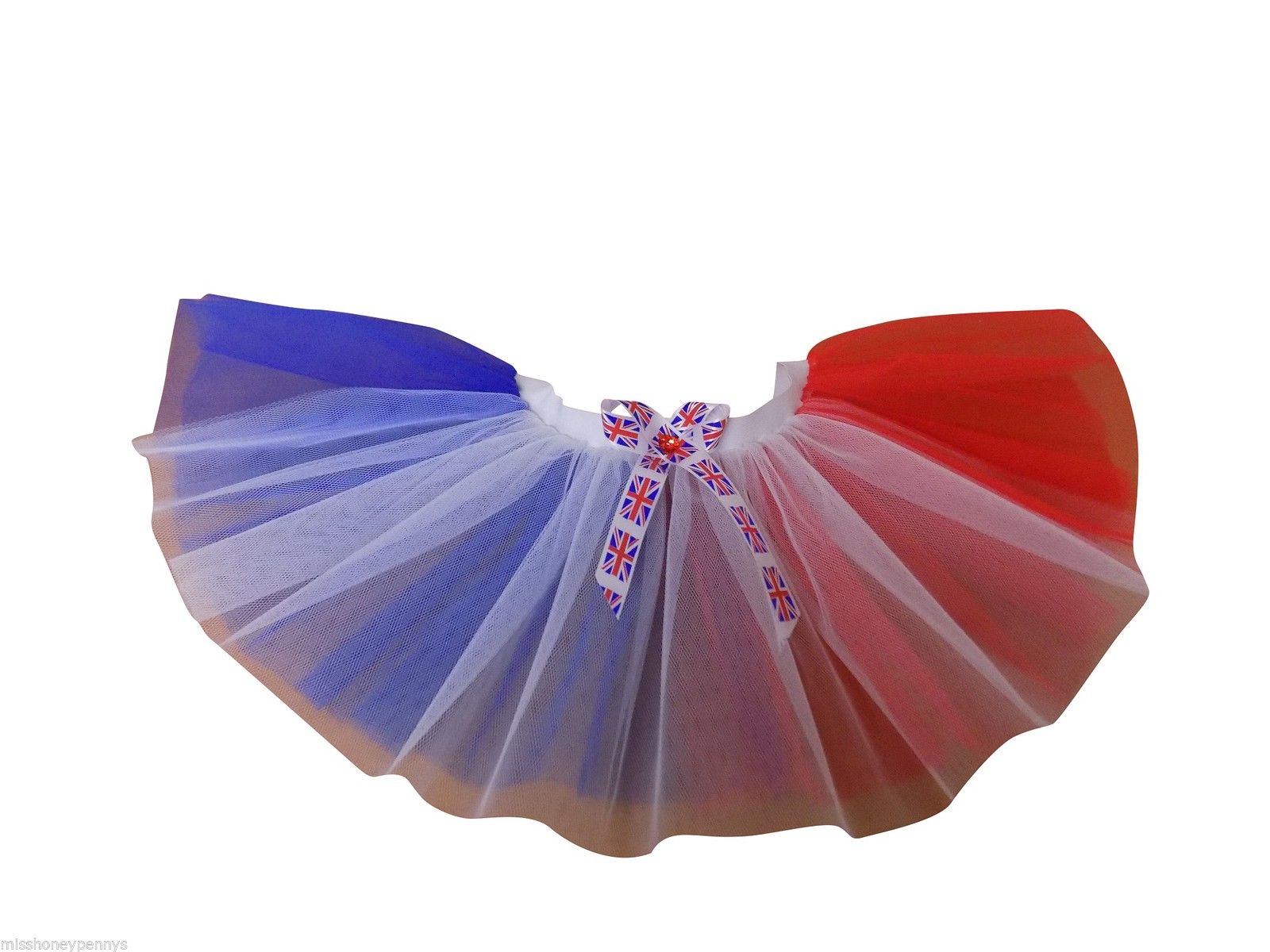Neon Tutu St George’s Day England Union Jack Red White Blue All Sizes ...